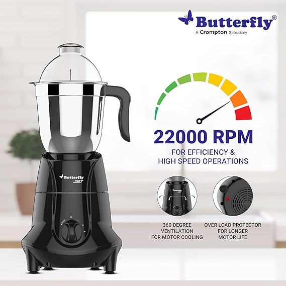 
Butterfly Jet Elite Mixer Grinder 750Watts 