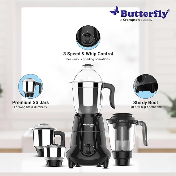 
Butterfly Jet Elite Mixer Grinder 750Watts 